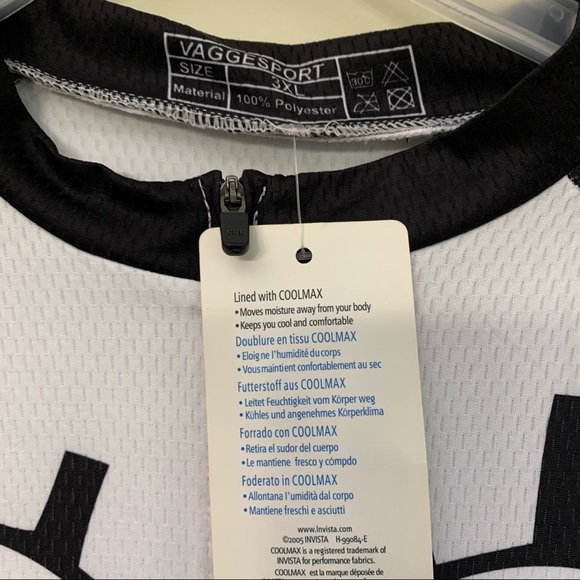 New-Vaggesport Spongebob cycling Jersey bike shirt with reflective & pockets 3xl - Picture 7 of 11